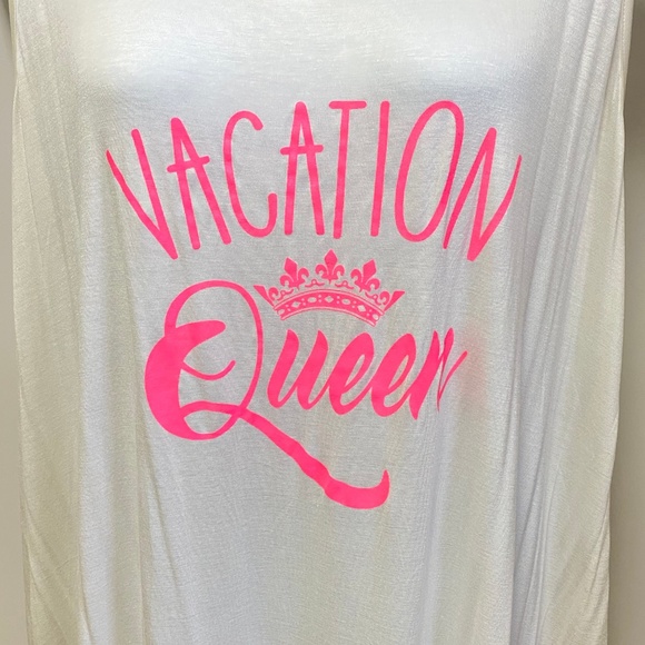 Women's Sleeveless Graphic Tank Top Plus Size 1X XXL - Picture 4 of 6